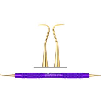 H6-H7 Sickle Scaler Light Weight Handle Titanium Coated